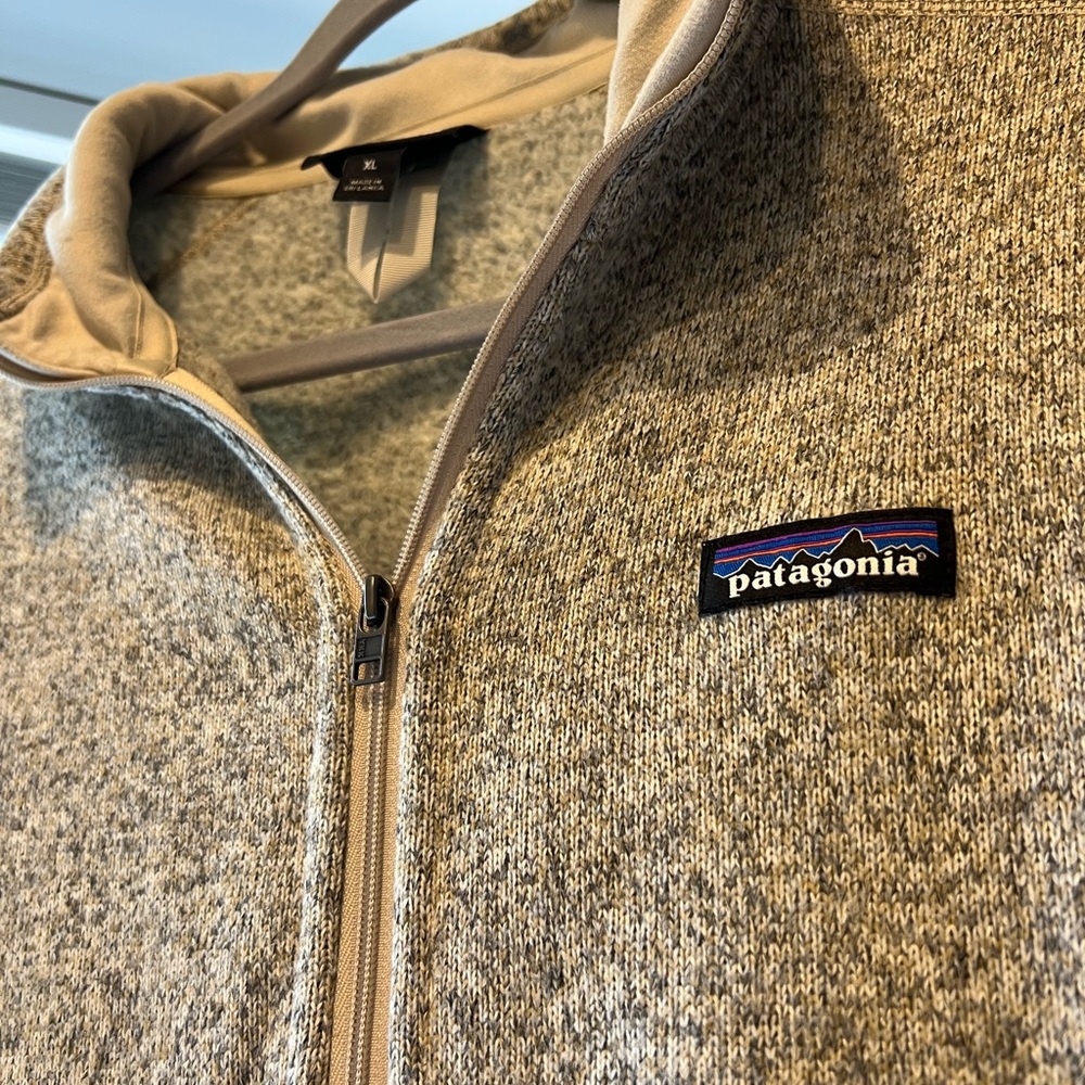 Patagonia Heathered Gray Zip-Up Fleece